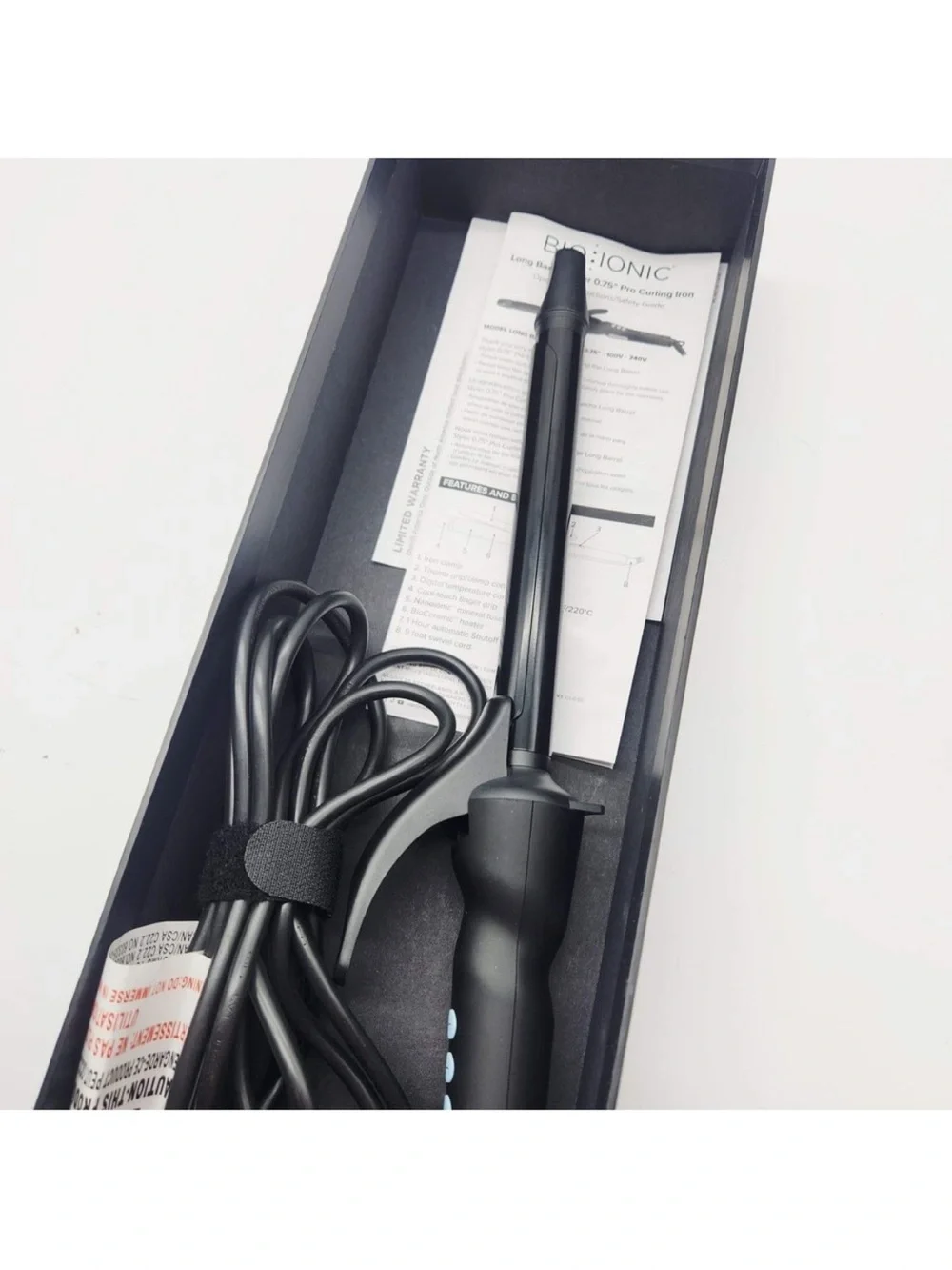 BIO IONIC curling iron .75
